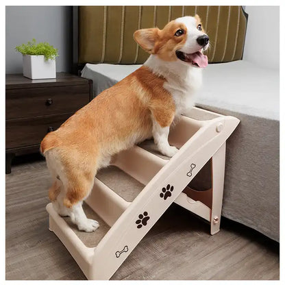 Escalera plegable de plástico para perros