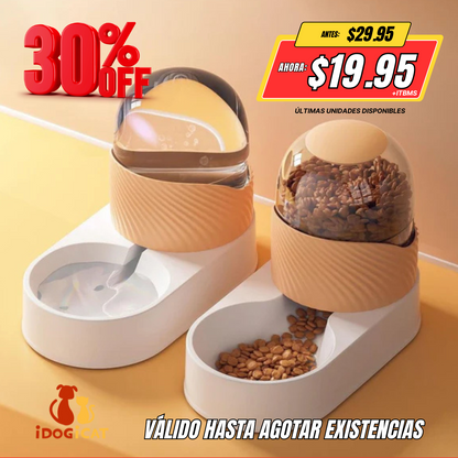 Dispensador de agua y comida