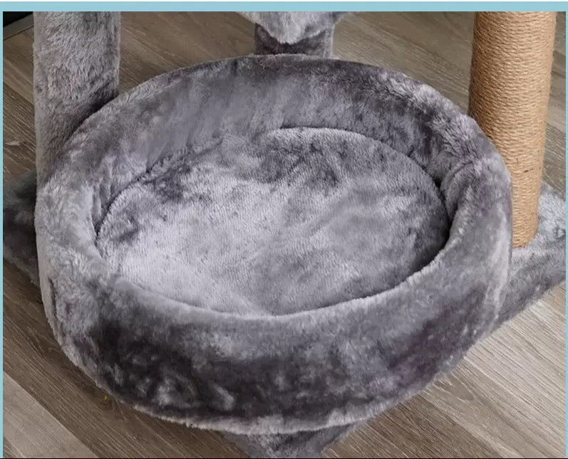 Torre para gatos gris 120cm de alto (Modelo 315)