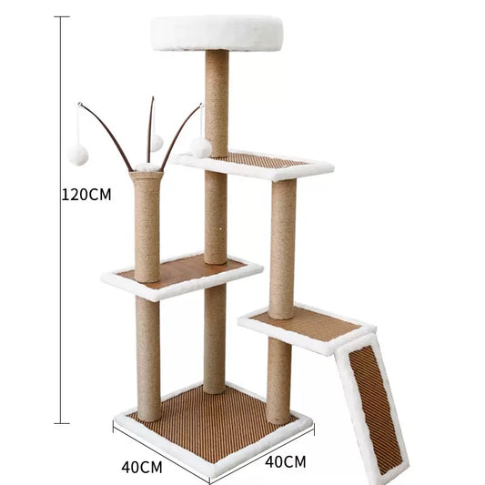 Torre para gatos de 120cm alto (Modelo T1)