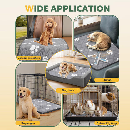 Pads reutilizables absorbentes para mascotas con diseño (dos tamaños)
