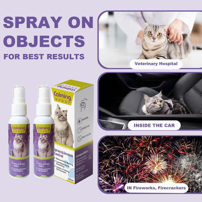 Spray calmante de feromonas para gatos