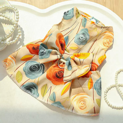 Vestido de verano para mascotas