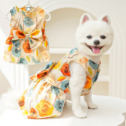 Vestido de verano para mascotas