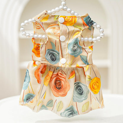 Vestido de verano para mascotas