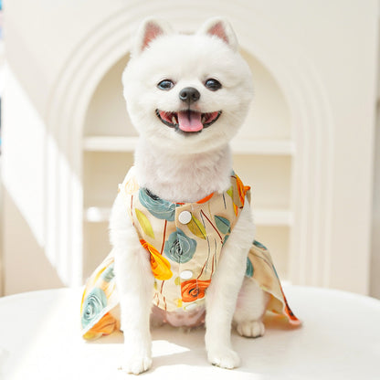Vestido de verano para mascotas