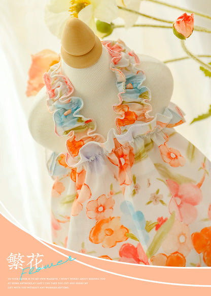 Vestido con gancho para mascotas pequeñas