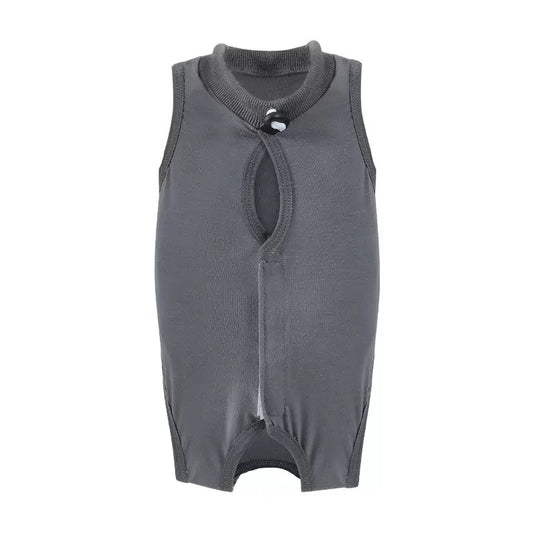 Traje postoperatorio #T06 para gatos gris