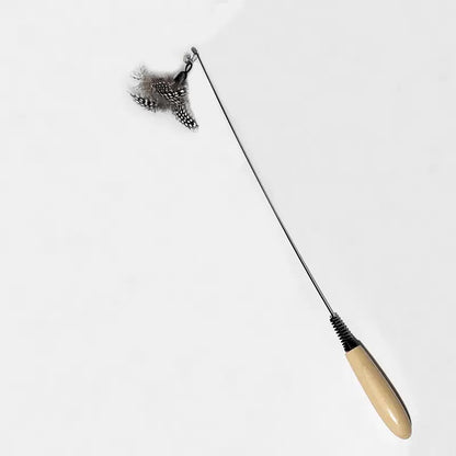 Cañita de madera para gatos
