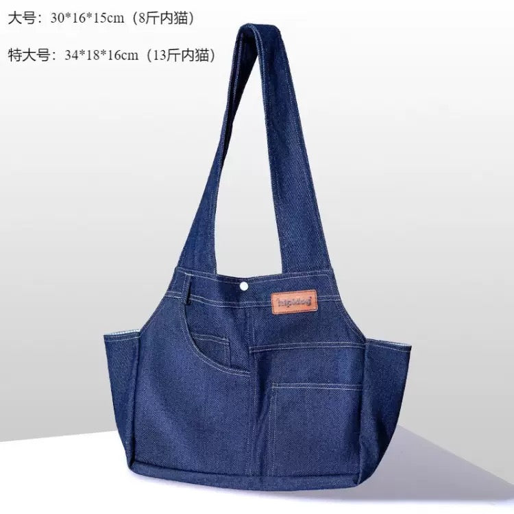 Bolso de hombro transportador de jean