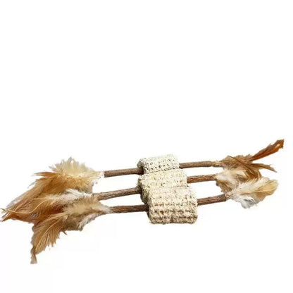 Juguete para gatos masticable de matatabi y maíz