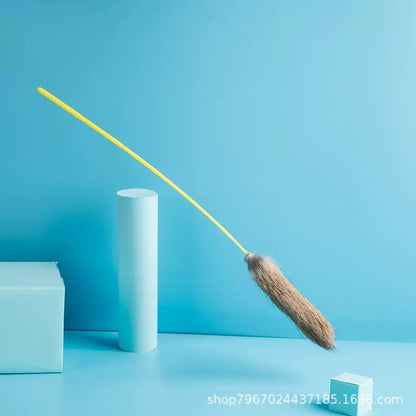 Cañita para gatos pelo de conejo #2