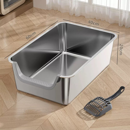 Arenero de acero abierto entrada frontal 60*40*20cm