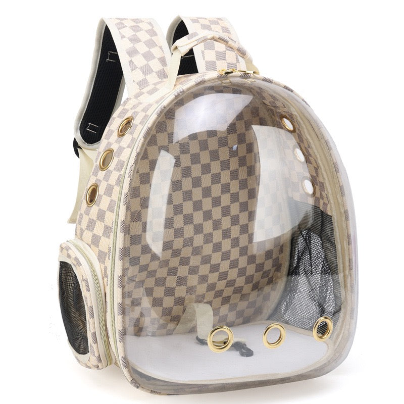 Mochila de burbuja para mascotas