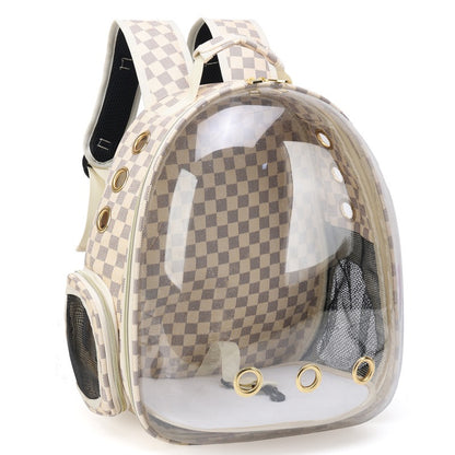 Mochila de burbuja para mascotas