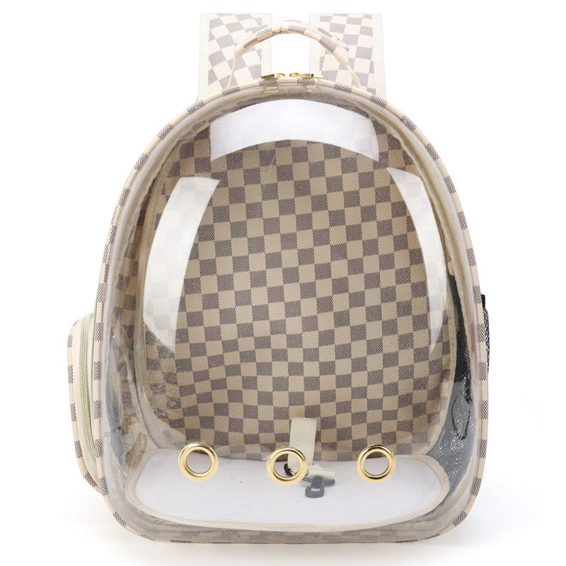 Mochila de burbuja para mascotas