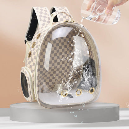 Mochila de burbuja para mascotas