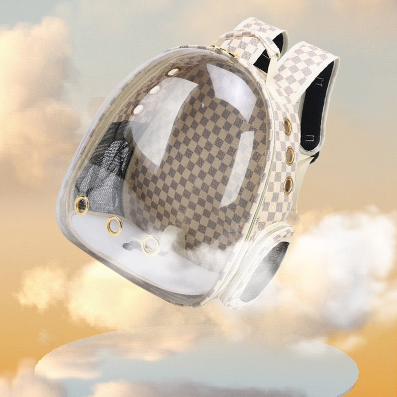 Mochila de burbuja para mascotas