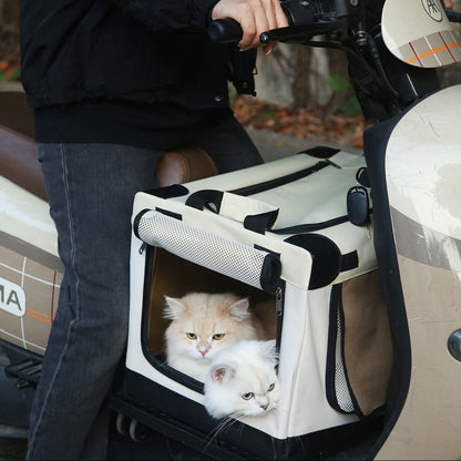 Maleta rueda estilo carrito para mascotas