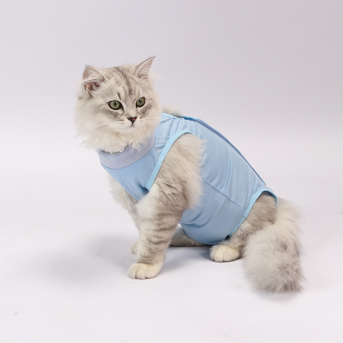 Traje postoperatorio para gatos modelo #T10