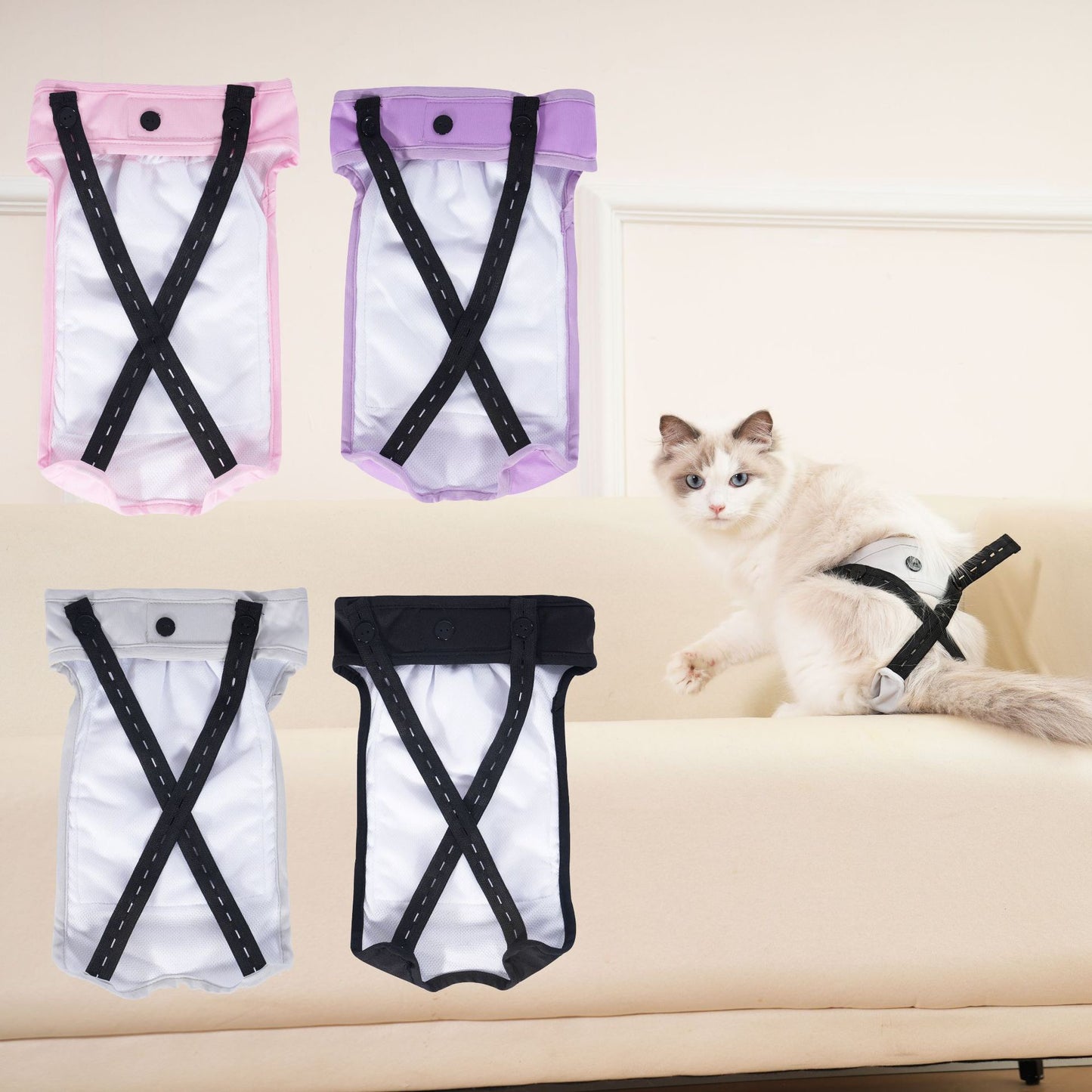 Pañal postoperatorio para mascotas