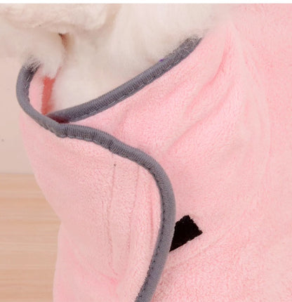 Bata de baño para mascotas