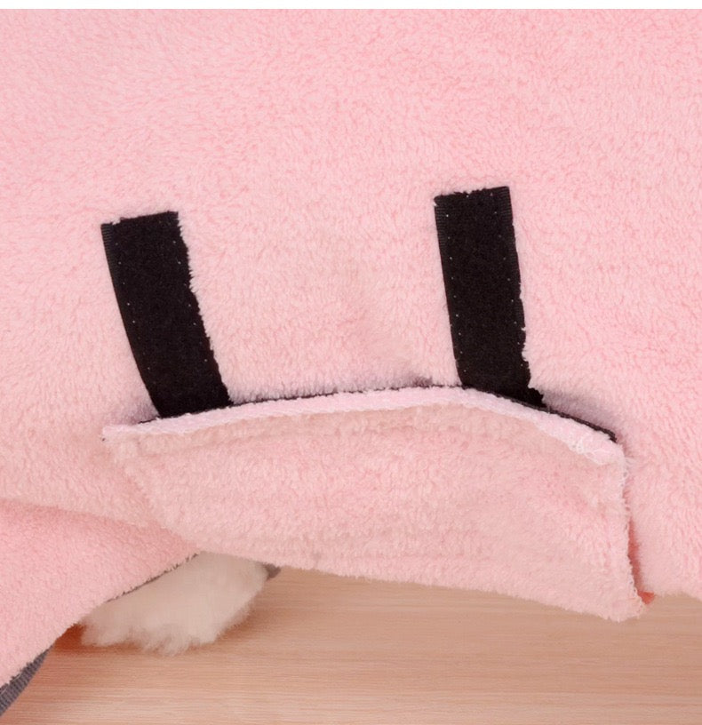 Bata de baño para mascotas