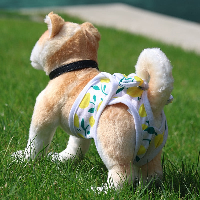 Pañal para hembra de tela menstrual