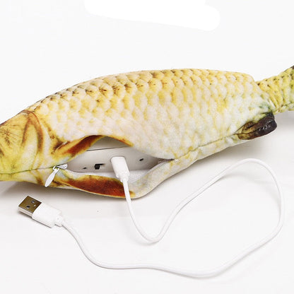 Juguete de pez interactivo recargable para gatos