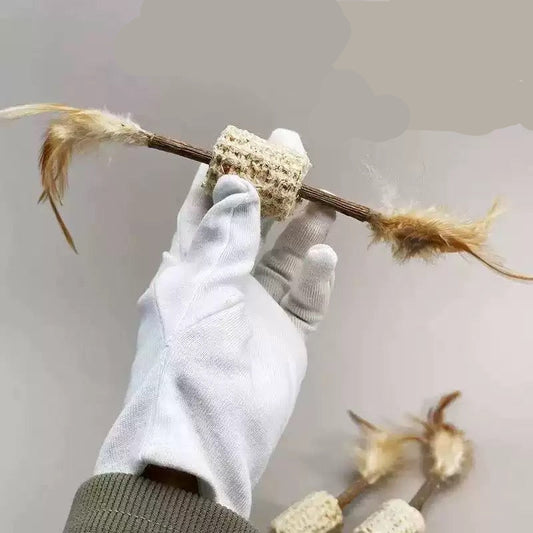 Juguete para gatos masticable de matatabi y maíz