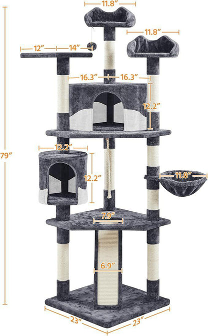 Torre de gatos gigante de 2 metros de alto MT51