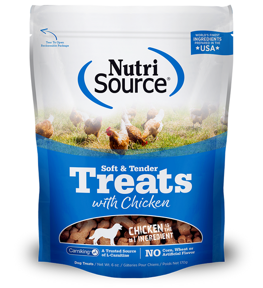 Snacks para Perro: Nutrisource, Golosinas De Pollo Suaves Y Tiernas 179gr