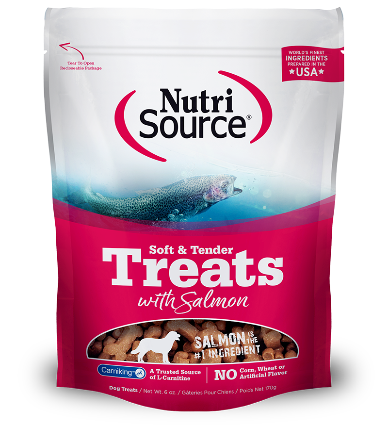 Snacks para Perro: Nutrisource, Golosinas De Salmón Suaves Y Tiernas 179gr