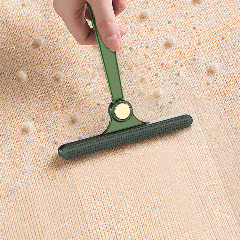 Quitapelusas de doble cara verde
