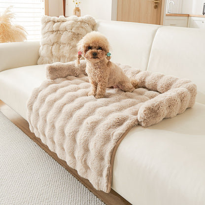 Manta protectora de sofa acolchonada para mascotas (75*75cm)