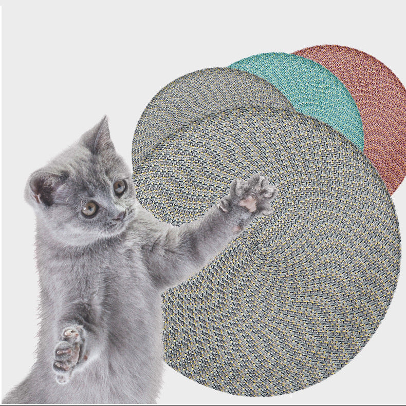 Cama estilo canasta de fieltro para gatos
