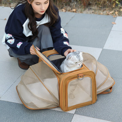 Bolso expandible dos lados para mascotas Modelo 104