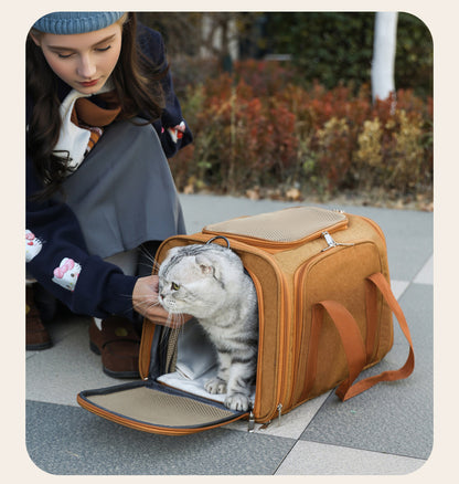 Bolso expandible dos lados para mascotas Modelo 104