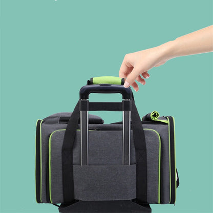 Bolso de viaje expandible 2 lados Modelo 0296 gris