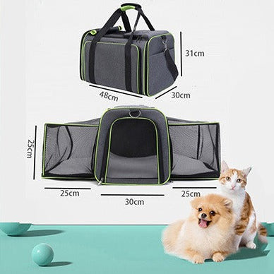 Bolso de viaje expandible 2 lados Modelo 0296 gris