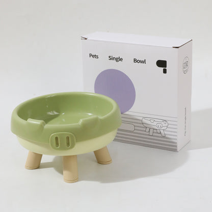 Plato de Plastico estilo cerdito para gatos