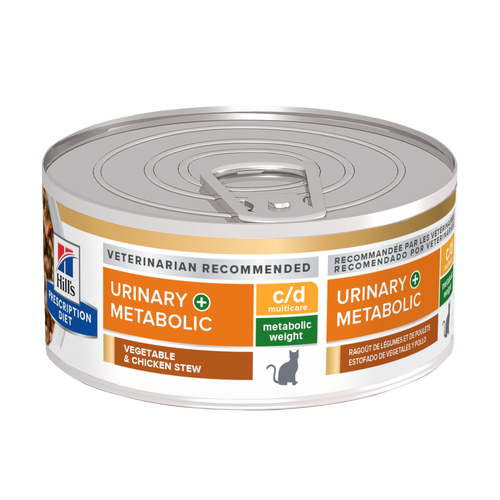 Comida Húmeda para Gato Hills: Prescription Diet c/d urinary + metabolic 86gr