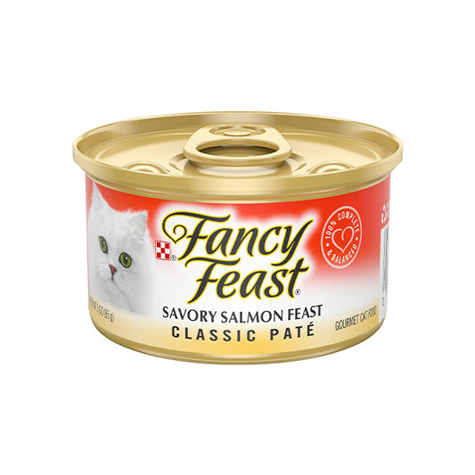 Alimento Húmedo para Gato  Purina Fancy Feast: Sabor a Salmon, 85g.