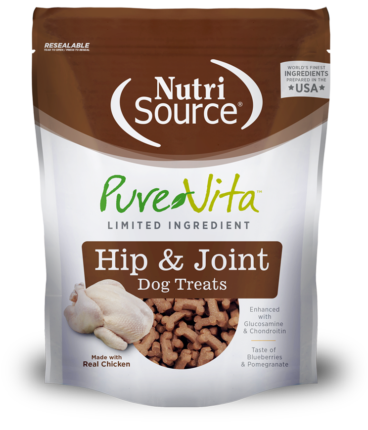 Snacks para Perro: Pure Vita, Hip & Joint, Pollo 6oz