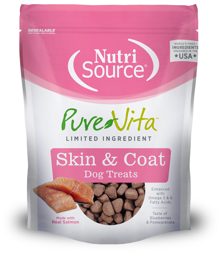 Snacks para Perro: Pure Vita, Skin & Coat, Salmón 6oz