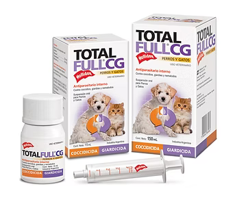 Total Full CG para Perros y Gatos: Holliday, suspensión oral 150ml