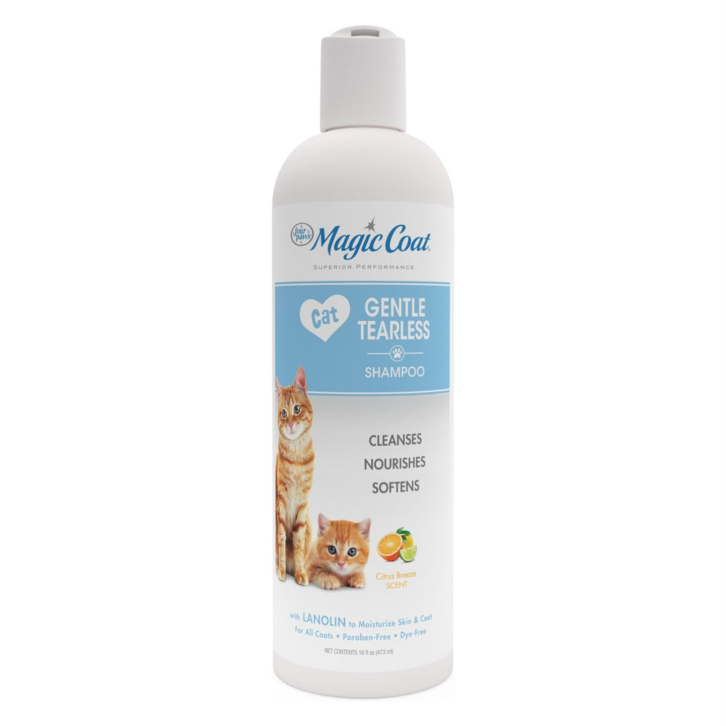 Shampoo Magic Coat para gatos: esencia cítrica 16oz