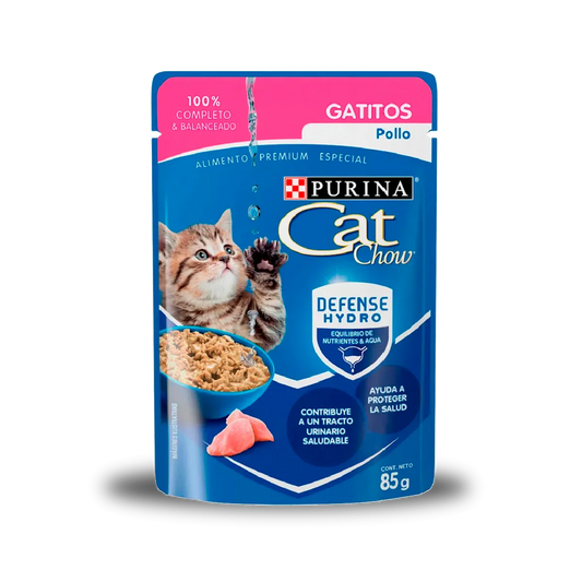 Comida húmeda para gato Purina: Cat Chow, pollo para gatitos 85gr