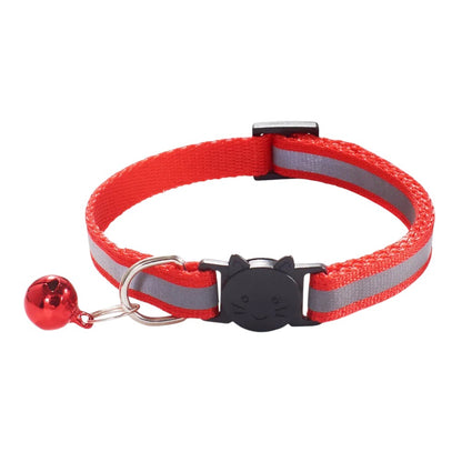 Collar reflectivo con broche de seguridad para gatos