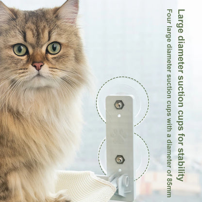 Hamaca de ventana para gatos (dos estilos) hasta 33 libras